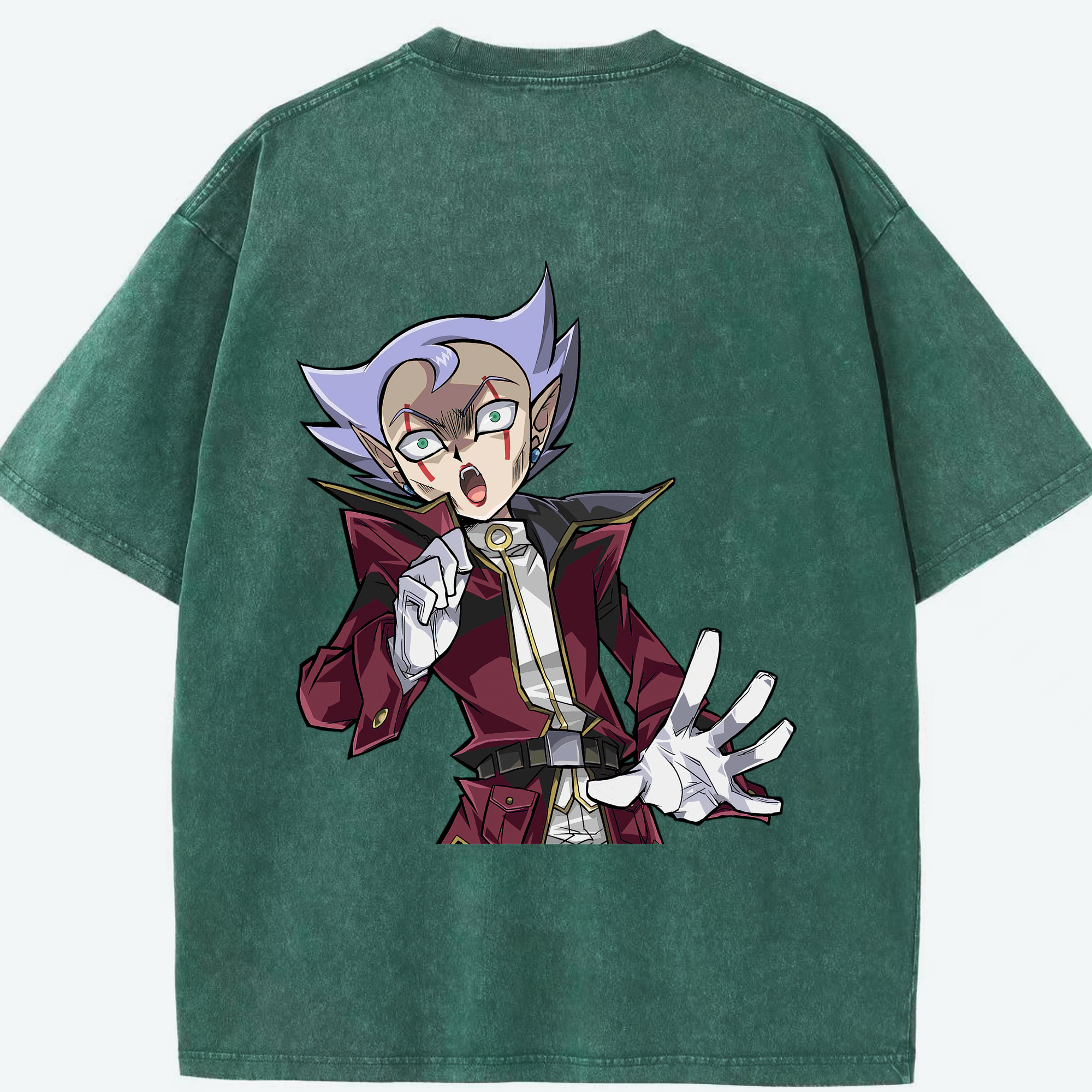 （画像用） 遊☆戯☆王 Yu-Gi-Oh! 綿100% ヴィンテージ風 半袖Tシャツ（背面プリント）